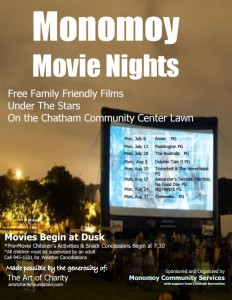 Free Outdoor Movies Monday Night at Chatham Community Center 2015
