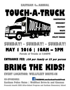 Eastham Touch a Truck 2016 at WellFleet Drive-in 