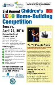 Children's LEGO Home-Building Competition 2016 in Mashpee MA