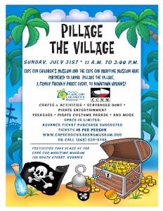 "Pillage the Village" Family Pirate Day 2016 in Hyannis MA