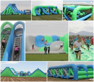 Insane Inflatable 5K Obstacle Fun Run 2016 in East Falmouth MA
