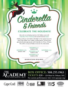 Cinderella & Friends Celebrate Christmas at APA 2016 in Orleans MA