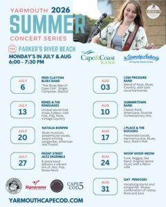 Free Monday Night Summer Concerts 2026 in Yarmouth MA