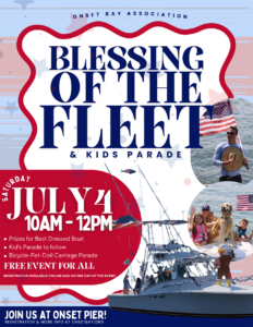 Blessing of the Fleet &Β Boat/Kids Parade in Onset for July 4th