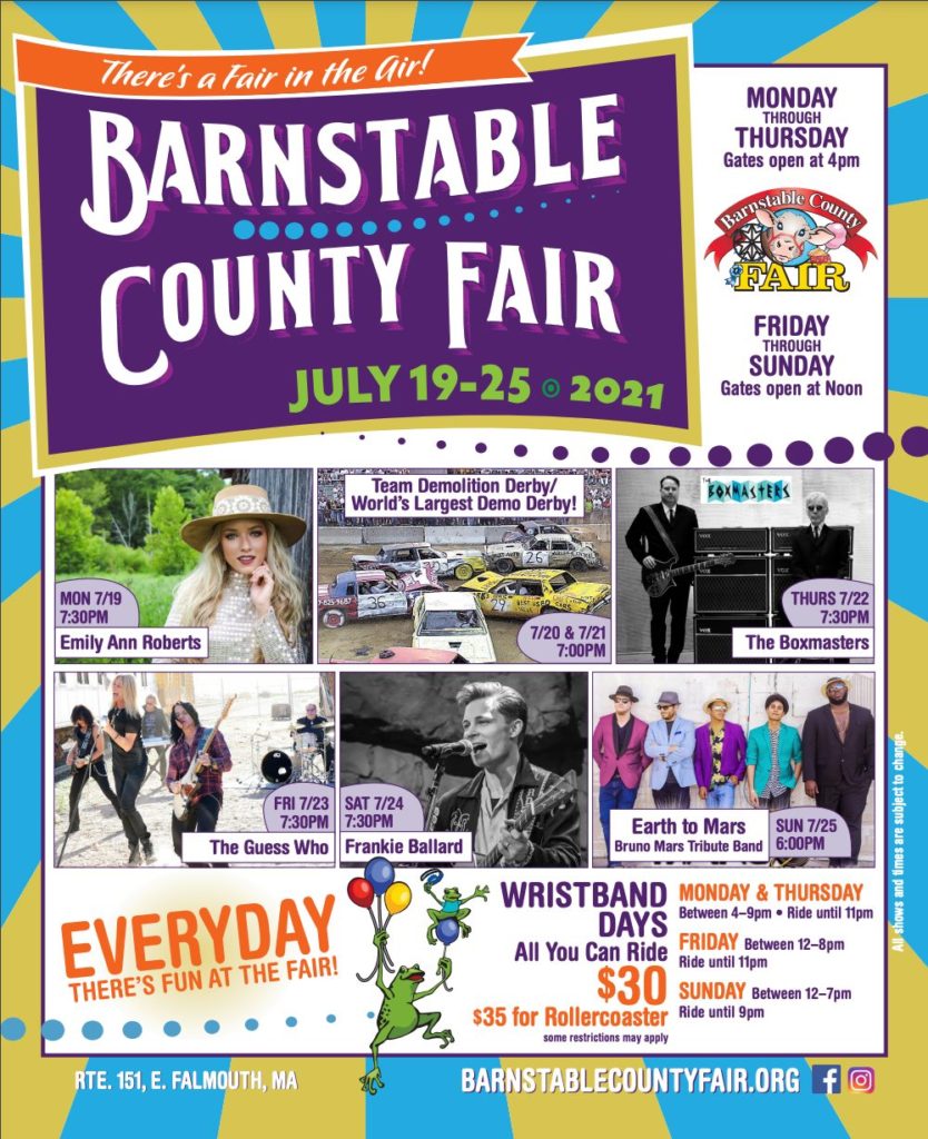 Barnstable County Fair 2021 in East Falmouth MA Cape Cod Family Fun Guide