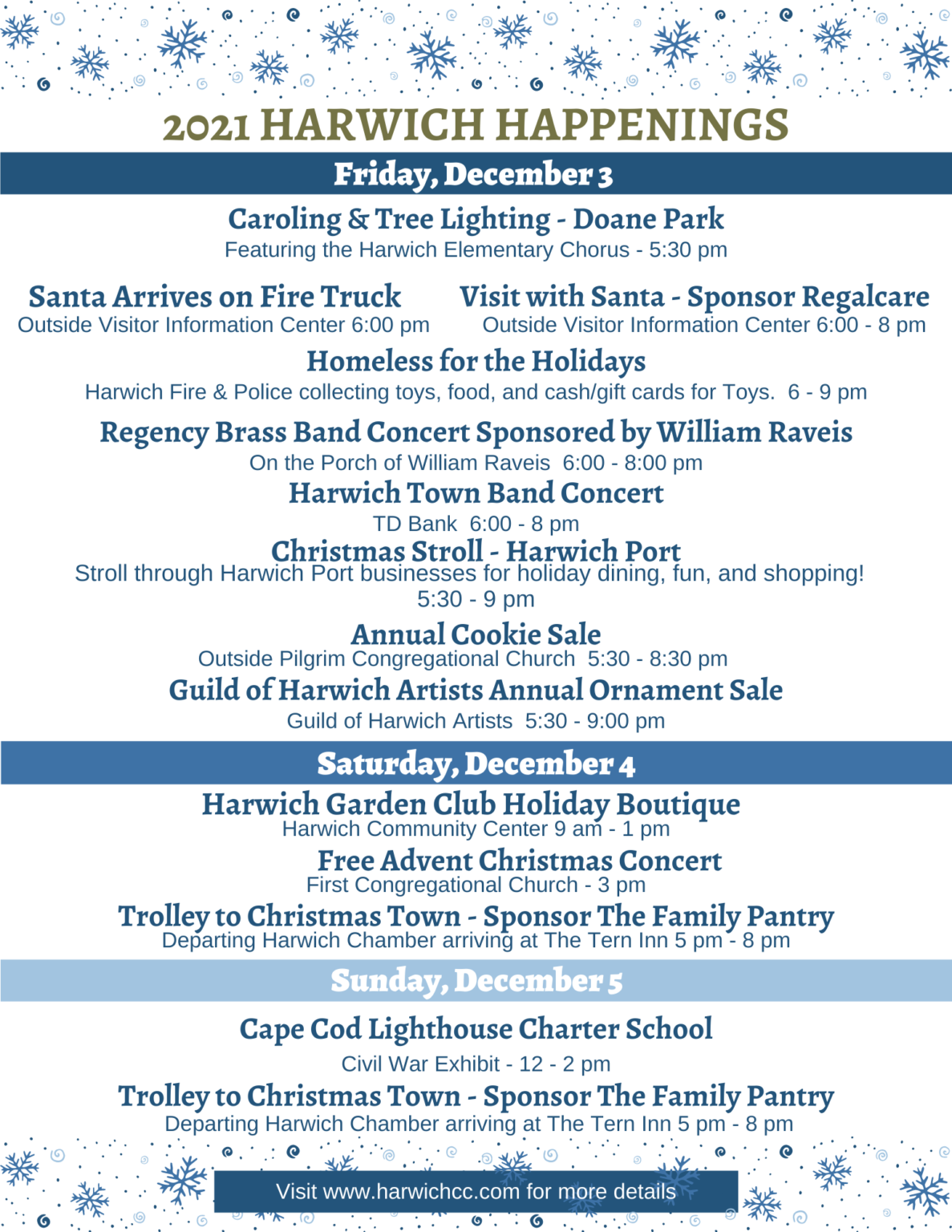 Christmas in Harwich 2021 Cape Cod Family Fun Guide