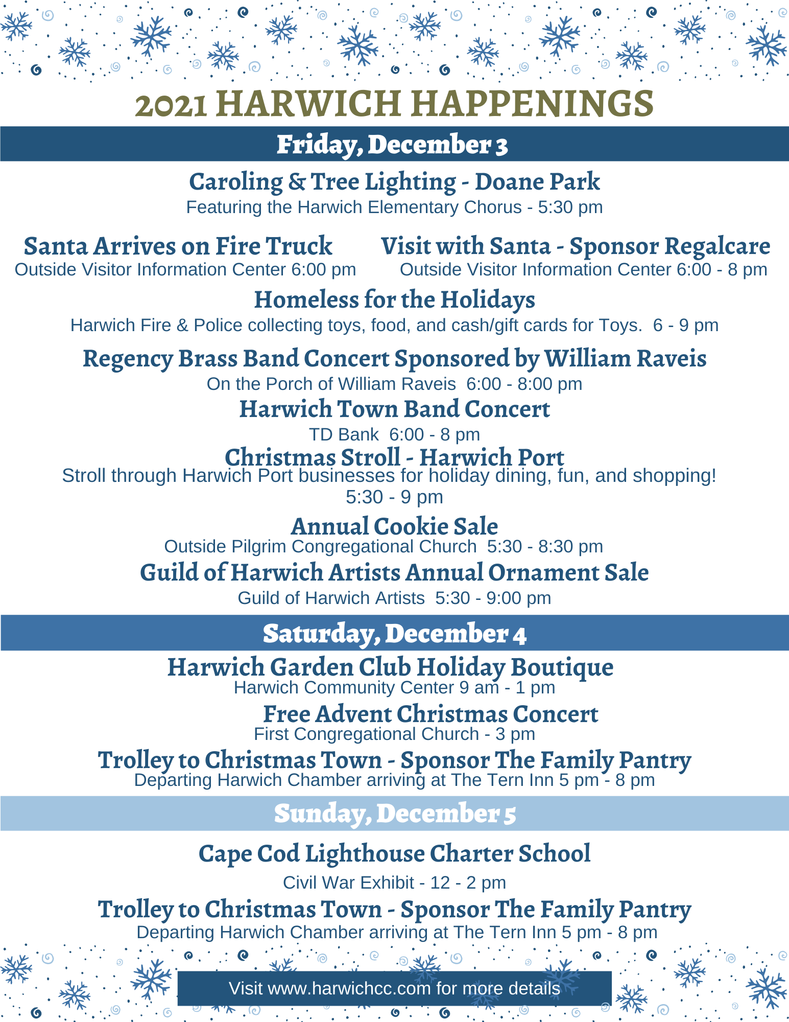 Christmas in Harwich 2021 Cape Cod Family Fun Guide