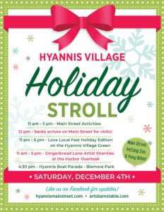 Hyannis Christmas Stroll 2021