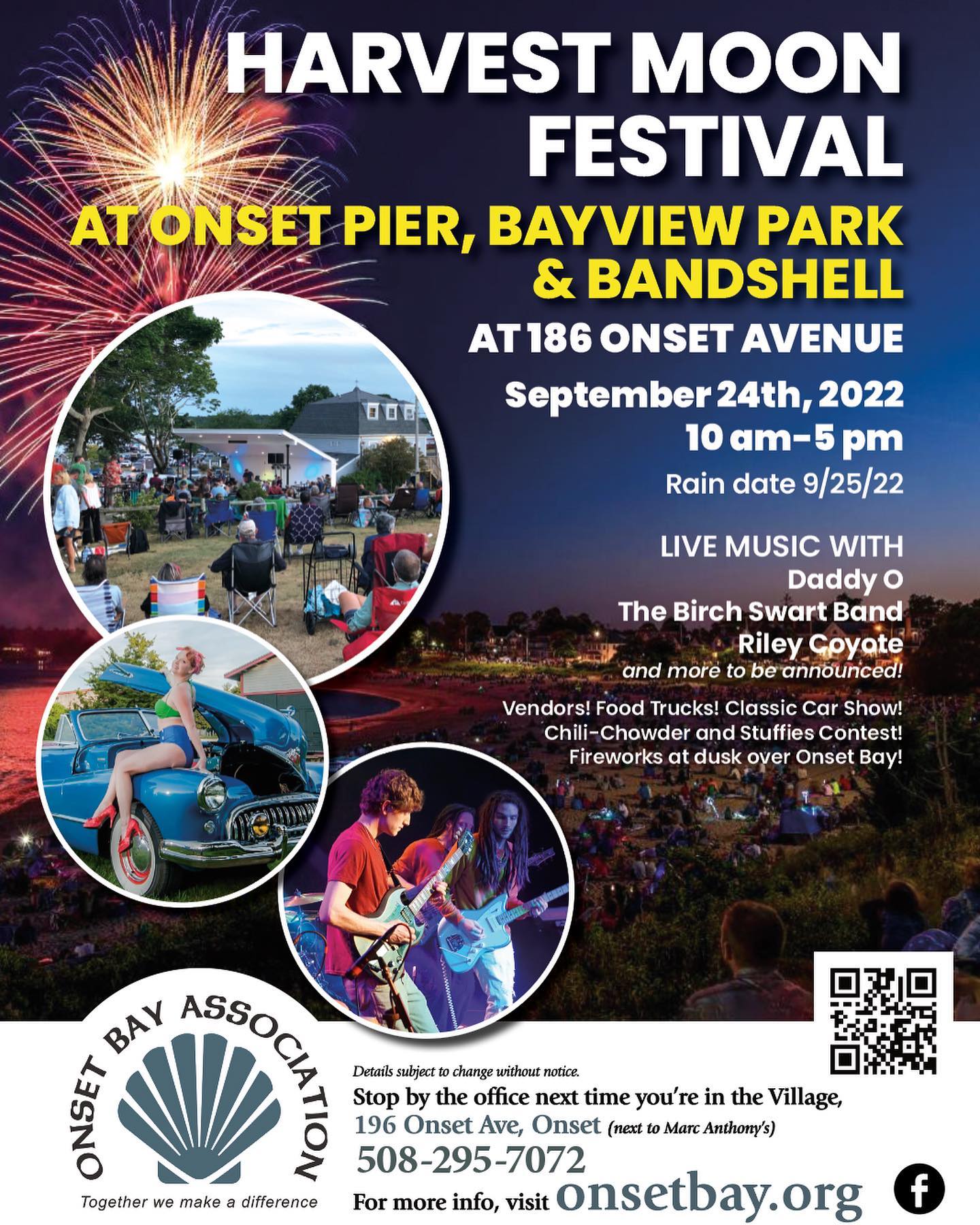 Harvest Moon Fest & Fireworks 2022 Onset MA Cape Cod Family Fun Guide