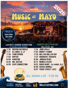 Wellfleet Free Summer Concerts 2026