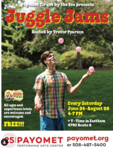 Juggle Jams with Trevor Free Kids Show in Eastham 2023