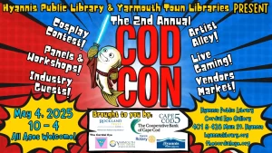 Cape Cod ComicCon–CODCon in Hyannis  MA  2025