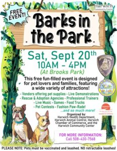 Barks in the Park in Harwich MA