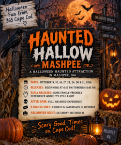 Haunted Hallow Mashpee 2026 | Halloween Haunted Attraction Cape Cod 2026